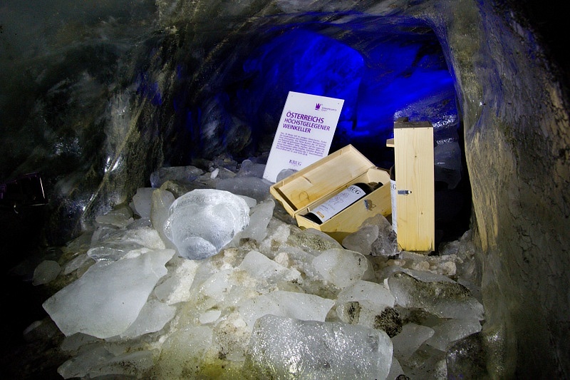 ledovcová jeskyně Stubai