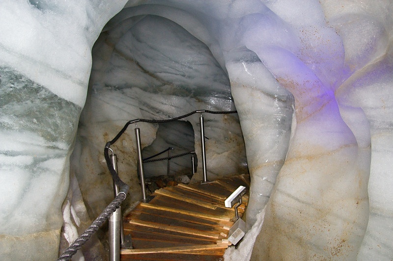 ledovcová jeskyně Stubai